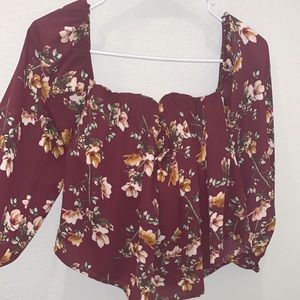 Off the shoulder blouse
